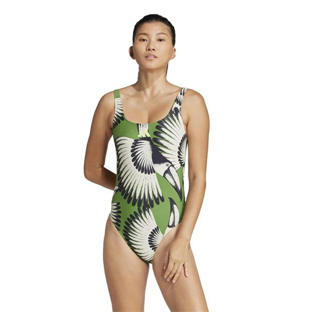 adidas adidas x FARM 3-Stripes Swimsuit Womens