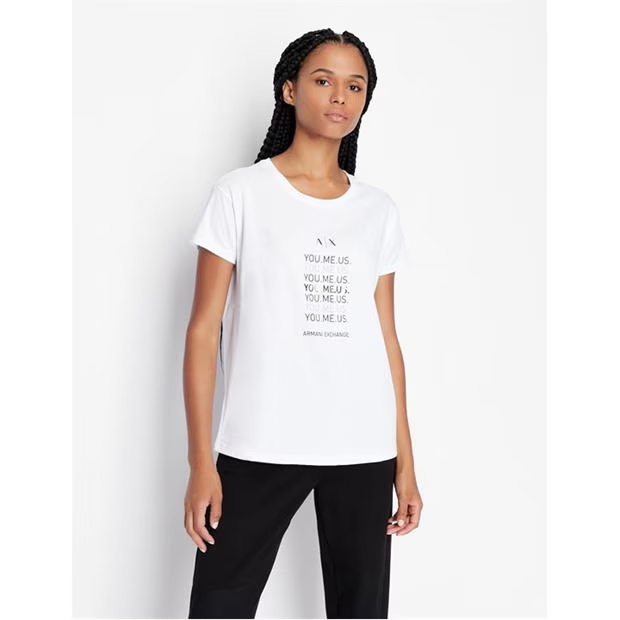 ARMANI EXCHANGE Foil Logo T-Shirt