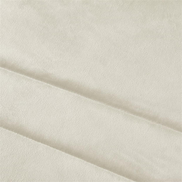Laurence Llewelyn-Bowen Chic Luxury Velvet Bedspread in Ivory