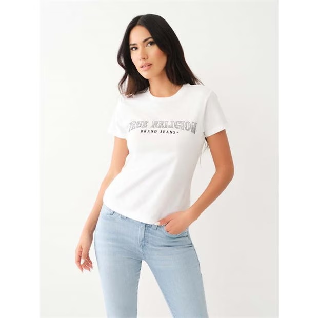 True Religion Crew Neck Logo T-Shirt