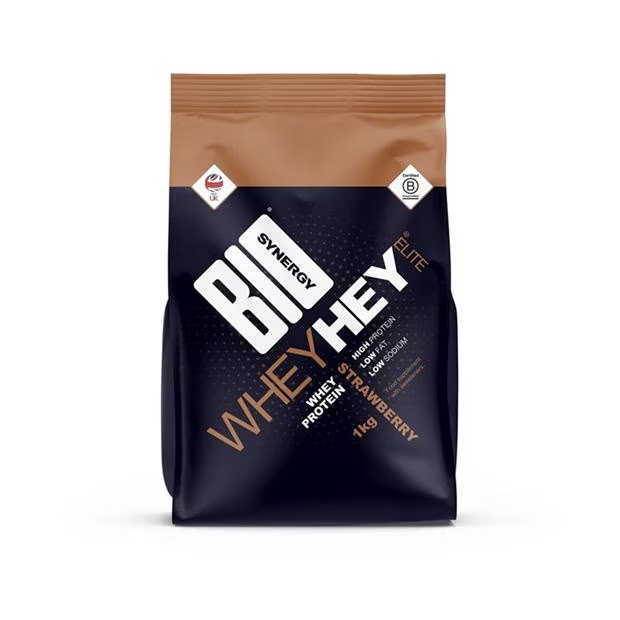 Bio-Synergy Whey Hey Elite Strawberry 1 kg