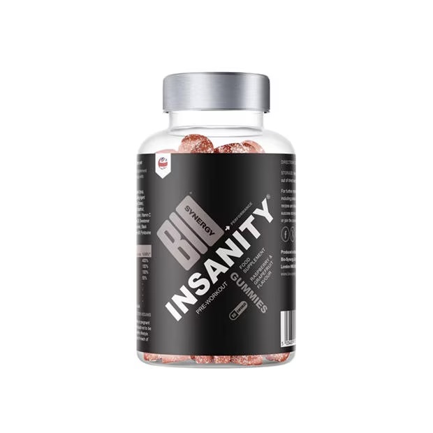 Bio-Synergy Insanity Pre-workout Vegan gummies 60s