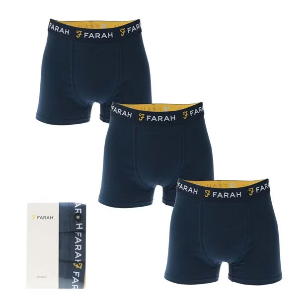 Farah Aveleer 3 Pack Boxer Shorts