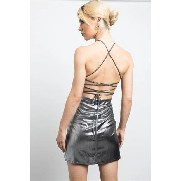 Daisy Street Metallic Dress