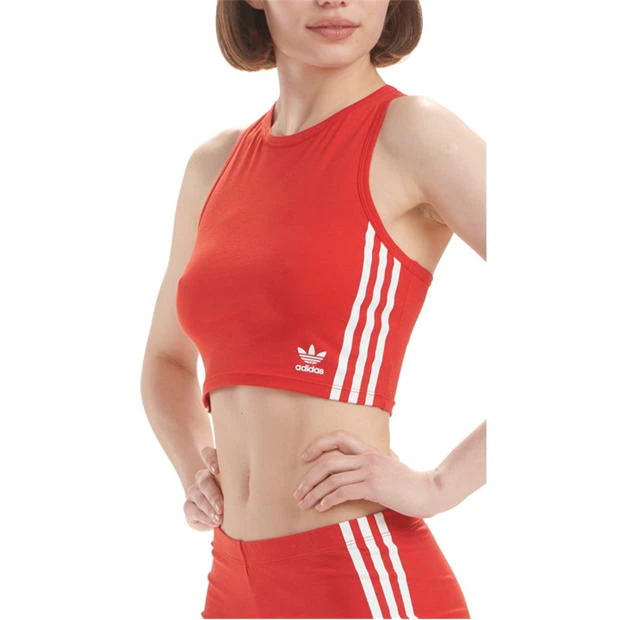 ADIDAS ORIGINALS Adidas Originals Comfort Flex Cotton Crop Top