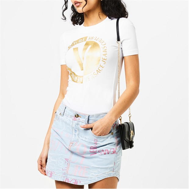 VERSACE JEANS COUTURE Printed Logo T-Shirt