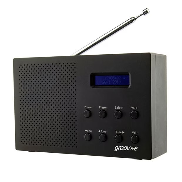 Groov-e Paris Portable DAB/FM Digital Radio with Bluetooth