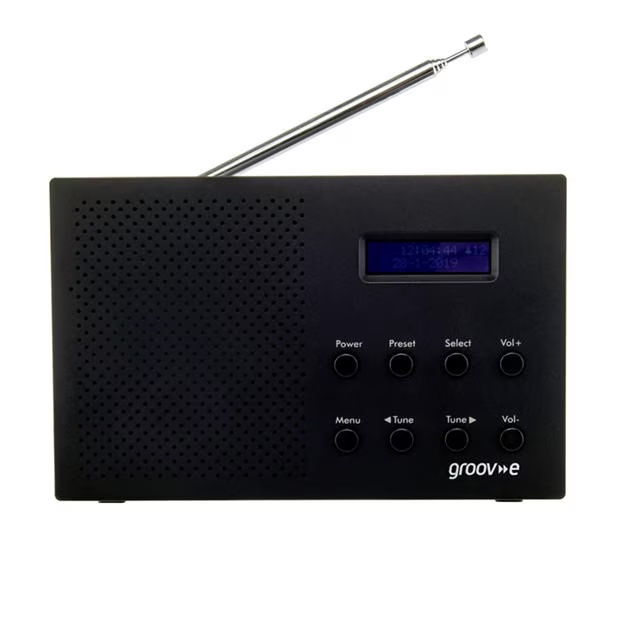Groov-e Paris Portable DAB/FM Digital Radio with Bluetooth