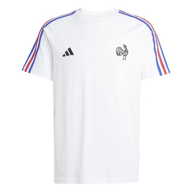 adidas France Essentials 3-Stripes T-Shirt Mens