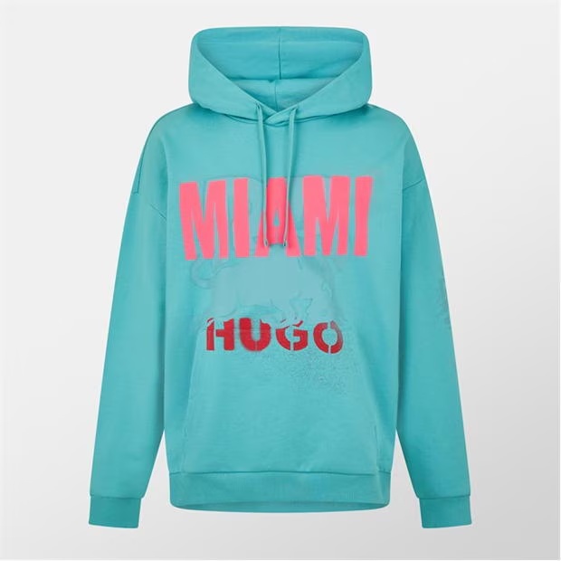 Hugo X Red Bull Miami Print Hoodie
