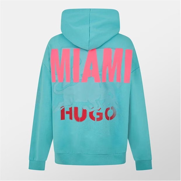 Hugo X Red Bull Miami Print Hoodie