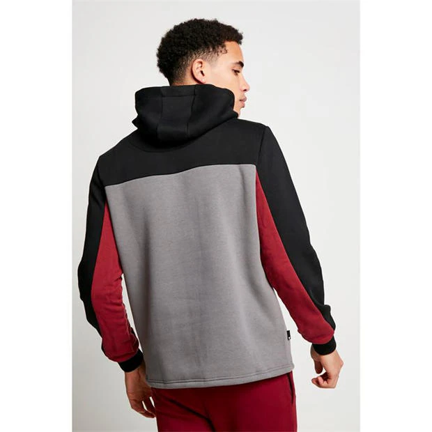 11 Degrees 11 Degrees Panel Hoodie Mens