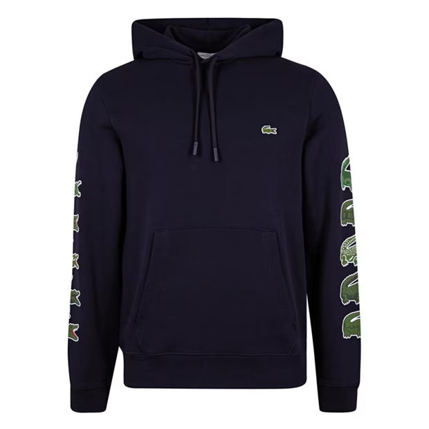 Lacoste Crocodile Print Hoodie
