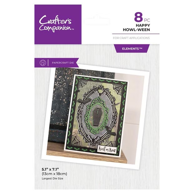 Crafters Companion Happy Howl-ween Create-a-Card Die
