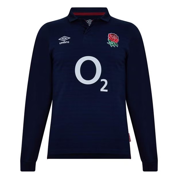 Umbro England Rugby Alternate Classic Long Sleeve Shirt 2023 Adults