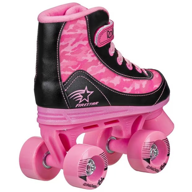 Roller Derby FIRESTAR V2 CHILDRENS QUAD ROLLER SKATES - PINK