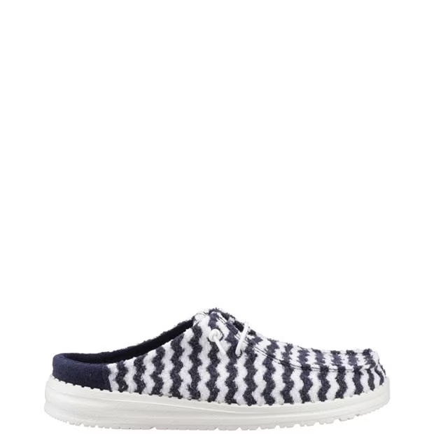 HEYDUDE Wendy Slip Terry Stripe Mule