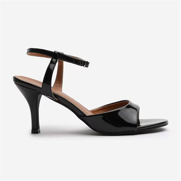 No Doubt Ankle Strap Mid Heels
