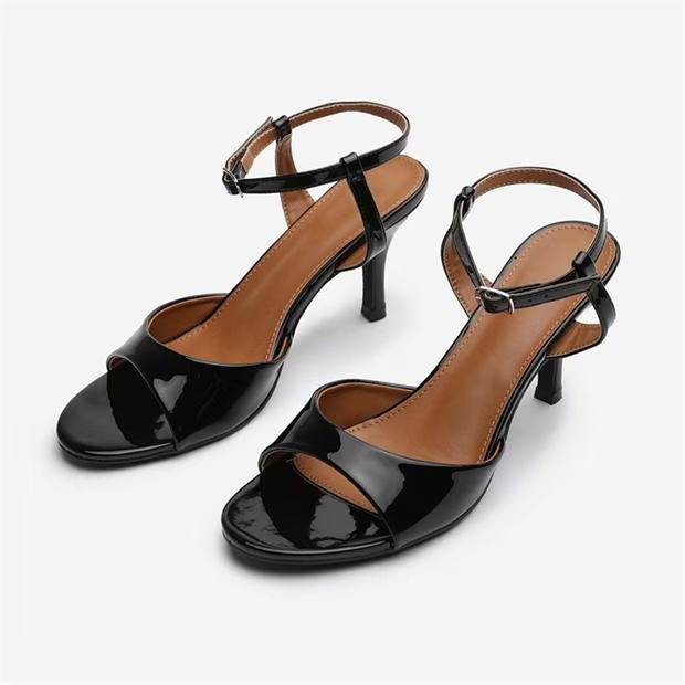 No Doubt Ankle Strap Mid Heels