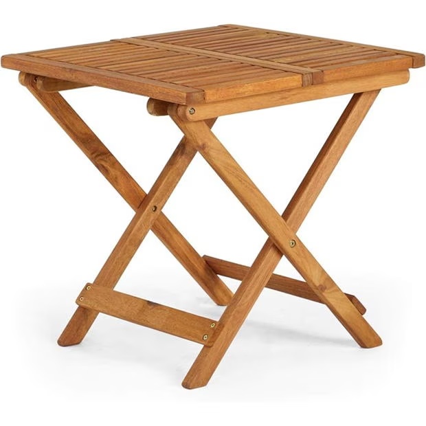 VonHaus Hudson Adirondack Folding Wooden Side Table