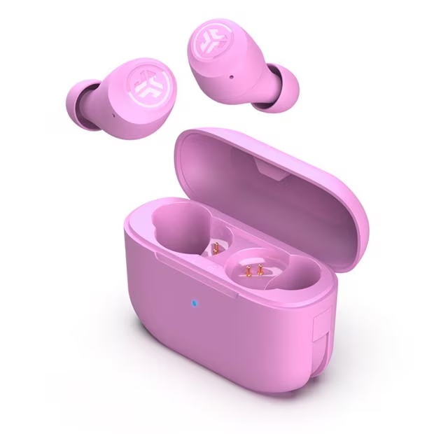 JLab Go Pop+ True Wireless Earbuds- Pink