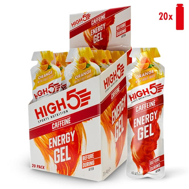 HIGH5 Energy Gel + Caffeine (20 Pack)
