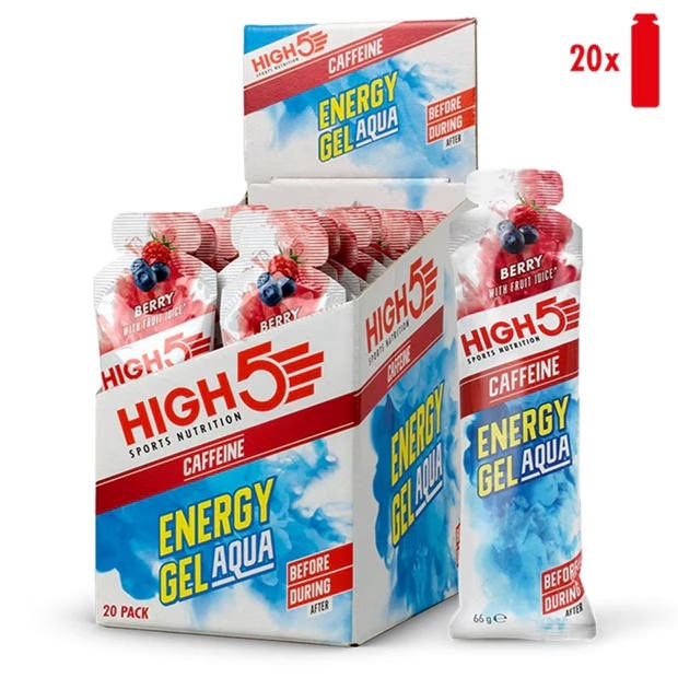 HIGH5 High 5 Aqua Gel + Caffeine (20 Pack)
