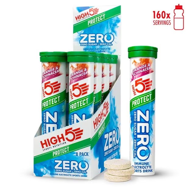 HIGH5 Zero PROTECT Electrolyte Drink (8 Tubes of 20)