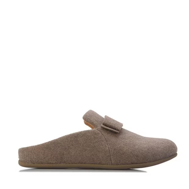 Fitflop Chrissie II Haus e01 Bow Felt Slippers