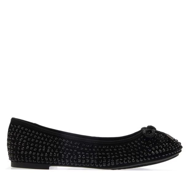 Dune London Hale Bow Detail Ballet Pumps