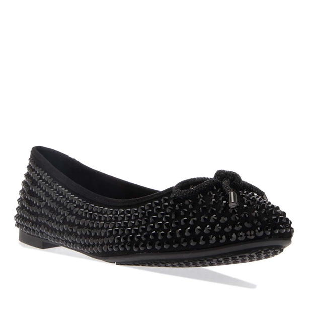 Dune London Hale Bow Detail Ballet Pumps