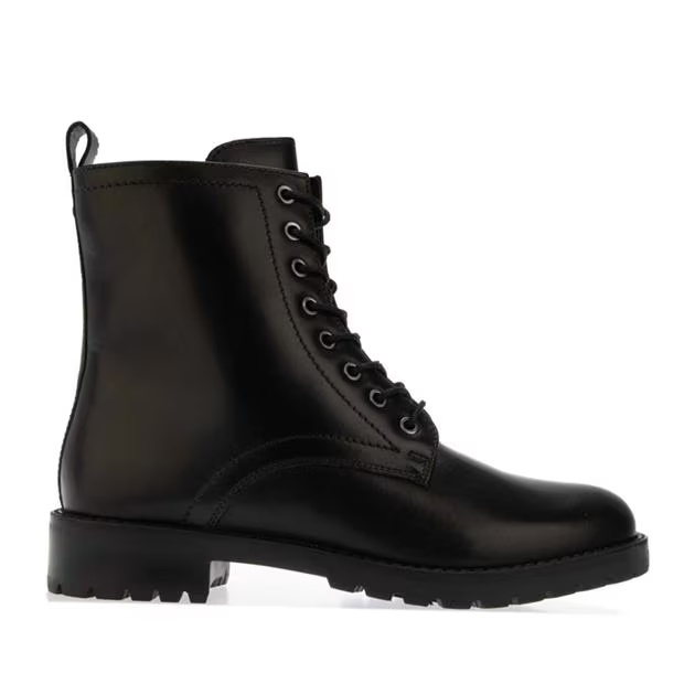 Dune London Prestin Lace-Up Leather Boots