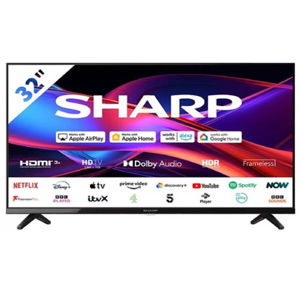 Sharp SHARP Roku TV 32 Smart HD Ready HDR LED TV