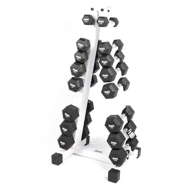Lonsdale Lonsdale Hex Dumbbell Rack 2-10kg