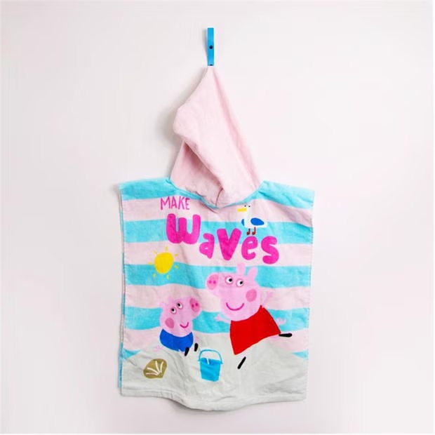 Peppa Pig Peppa Pig Waves Poncho Towel