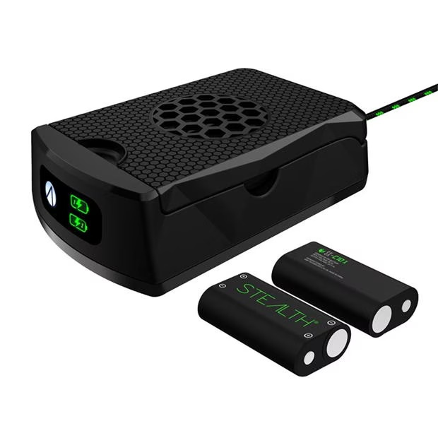 Stealth High Capacity Rechargeable Battery Twin Pack - black