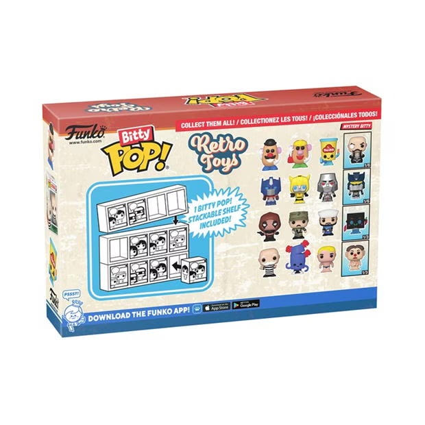 FUNKO Bitty POP: Retro Toys-Â Mr. MonopolyÂ 4PK