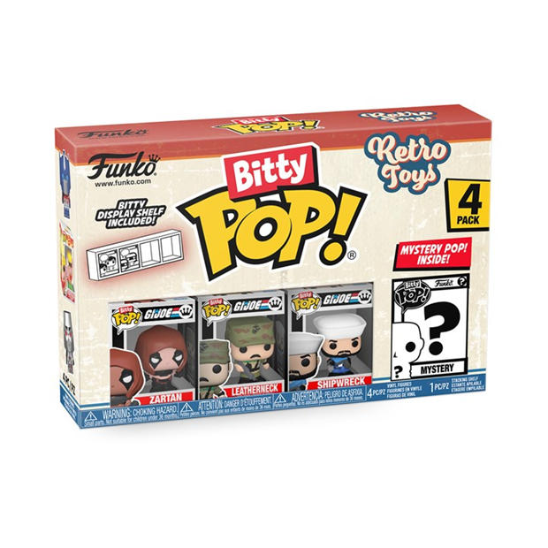 FUNKO Bitty POP: Retro Toys-Â GI Joe 4PKÂ¿