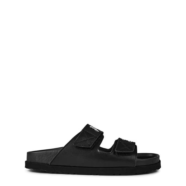 PALM ANGELS Logo Touch-Strap Slides Juniors