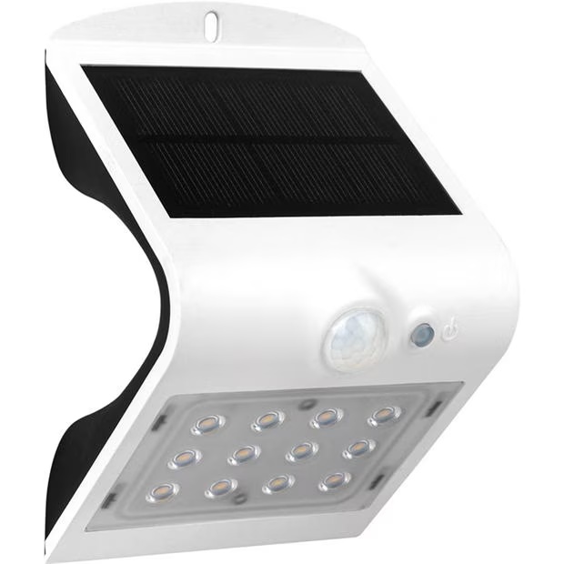 Luceco Luceco LED Solar Guardian Wall Light with PIR