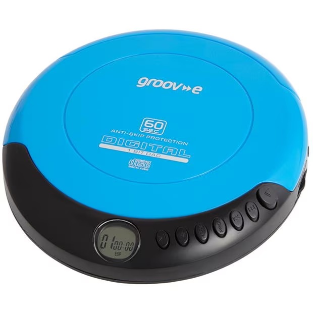 Groov-e CD Player Blue