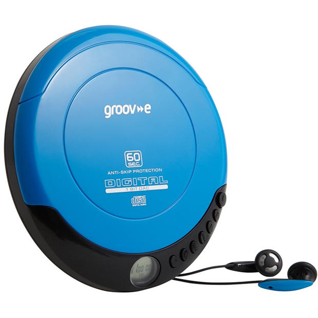 Groov-e CD Player Blue