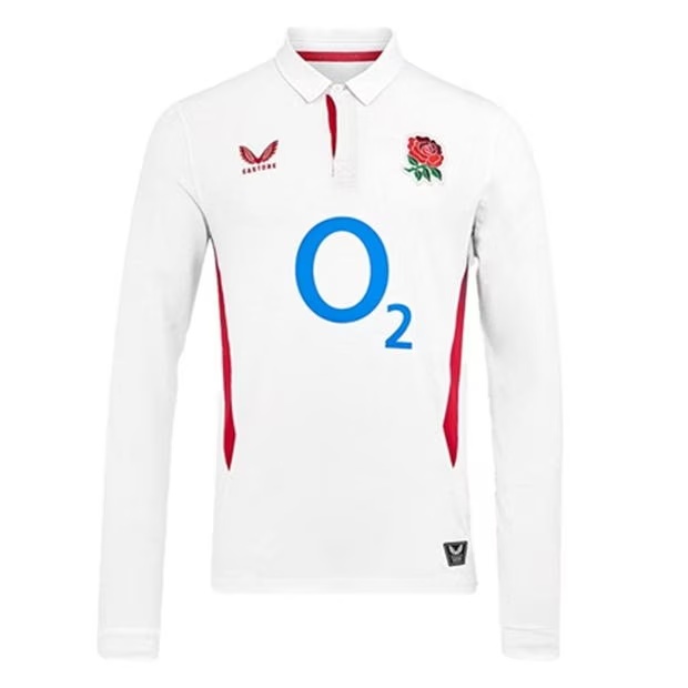 Castore England Long Sleeve Home Shirt 2025 Adults