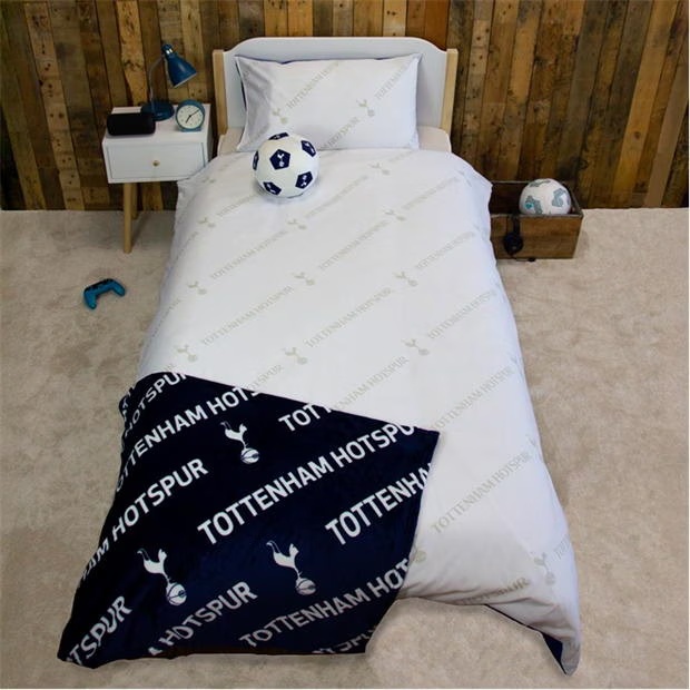 Tottenham FC Tottenham Hotspur Line Single Panel Duvet