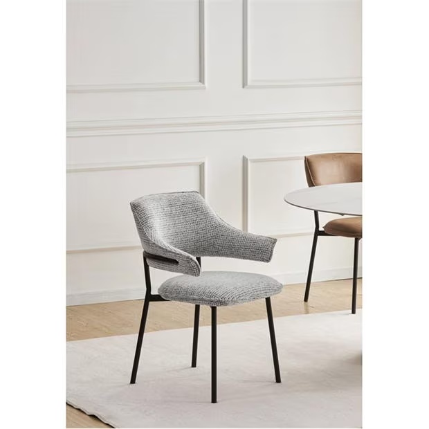 Shankar Pair of Geneva Textured Dining Chairs