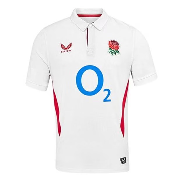 Castore England Rugby Home Classic Shirt 2025 Juniors