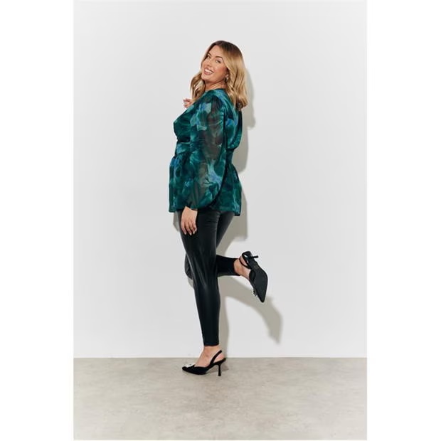 In The Style Multicoloured Printed Blouse