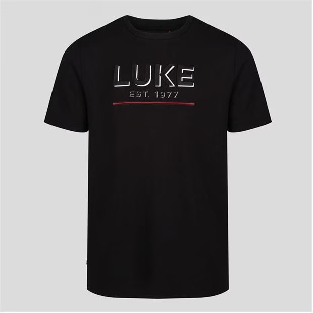Luke 1977 Three D Text T-Shirt