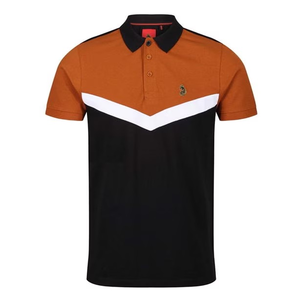 Luke 1977 Cala Mayor Chevron Detail Polo Shirt