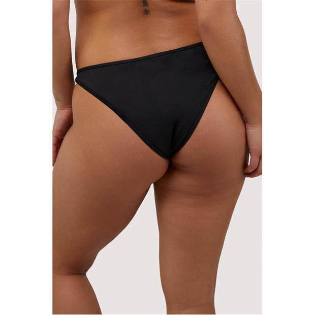 Wolf and Whistle Mix&Match Mid-Rise Bikini Bottom with Nude Inserts